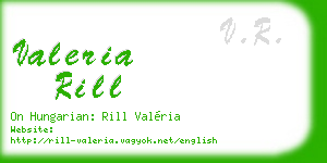 valeria rill business card